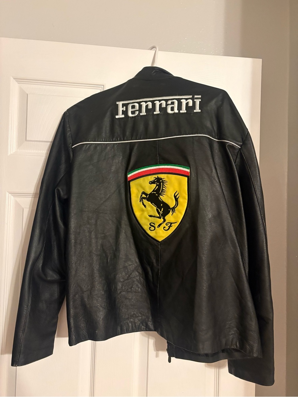 Vintage Ferrari Leather jacket